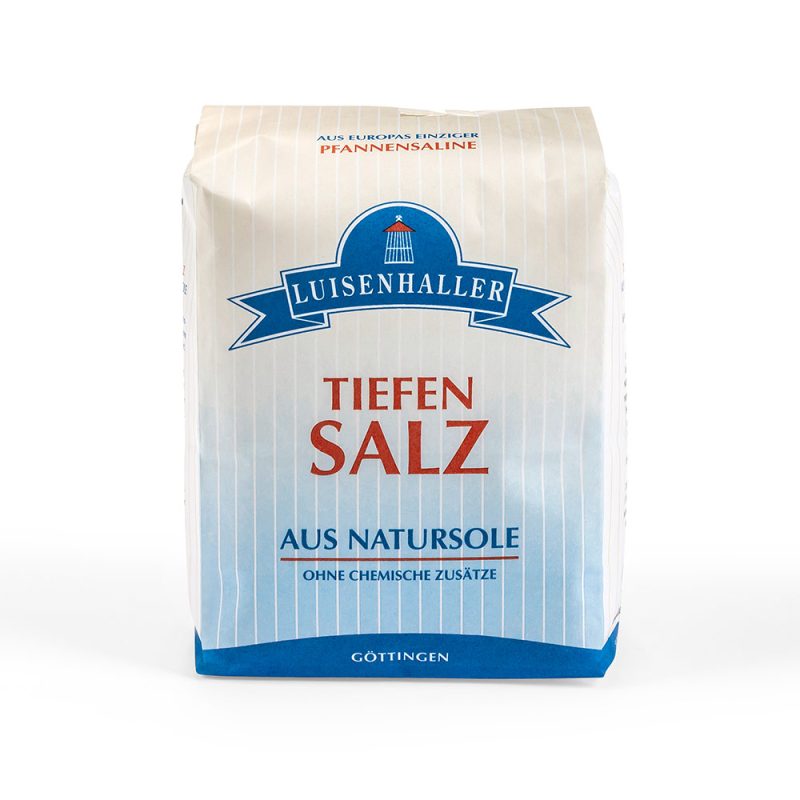 Tiefensalz aus Natursole 1 kg Tüte