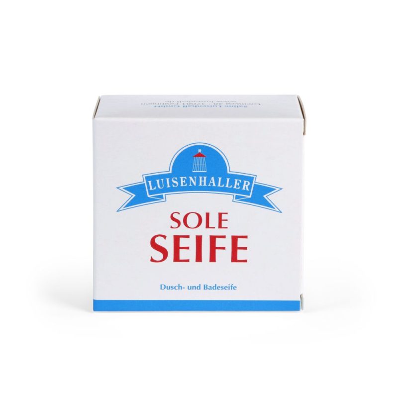 Seife groß frontal 1000x1000 Luisenhaller Sole-Seife 150g Dusch- und Badeseife