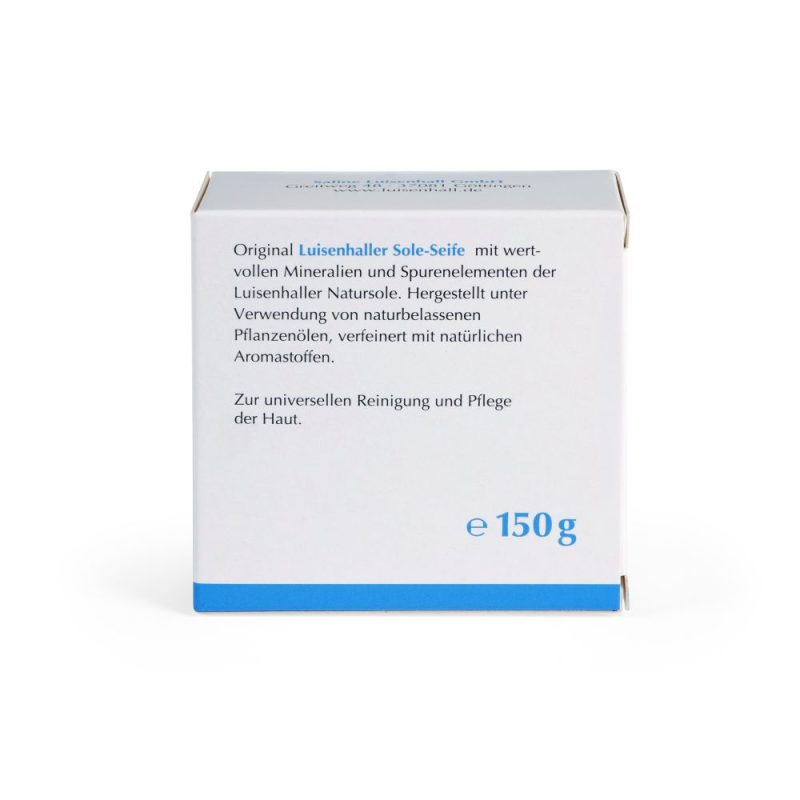 Seife groß hinten 1000x1000 Luisenhaller Sole-Seife 150g Dusch- und Badeseife